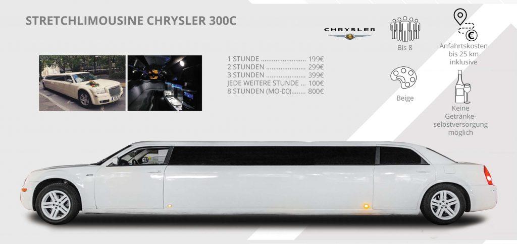 Chrysler 300C weiss Stretch neu