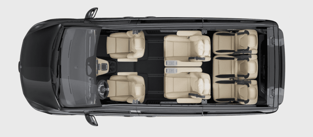 Mercedes eqv vip V klasse mit Luxussitzen