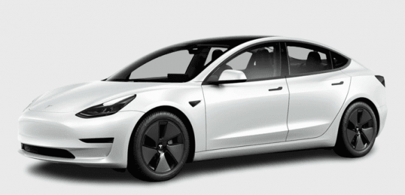 Transfer mit Tesla Model 3